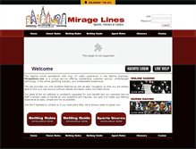 Tablet Screenshot of miragelines.com